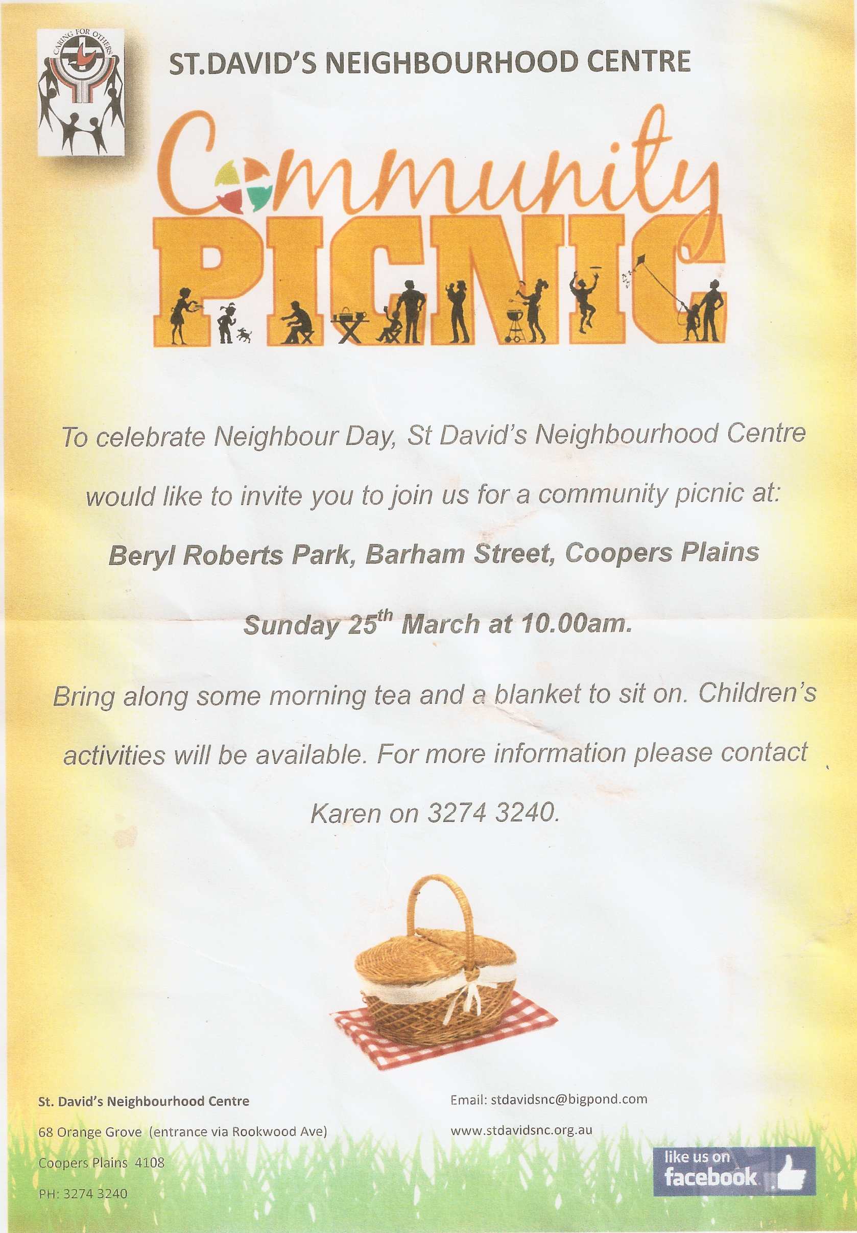 St David ND Community Picnic